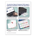 Office Jansan | Avery 11840 5-Tab 1 to 5 11 in. x 8-1/2 in. Contemporary Color Tabs Customizable TOC Ready Index Multicolor Tab Dividers - White (1 Set) image number 5