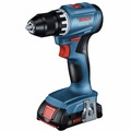 Combo Kits | Factory Reconditioned Bosch GXL18V-27B22-RT 18V Brushless Lithium-Ion 1/4 in. Hex Cordless Impact Driver and 1/2 in. Drill Driver Combo Kit (2 Ah) image number 2