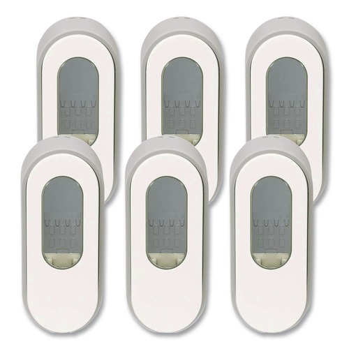 Hand Soaps | Dial Professional 1700034055 3.75 in. x 3.38 in. x 8.75 in. 15 oz Versa Dispenser for Pouch Refills - Light Gray/White (6/Carton) image number 0