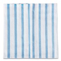 Bulk Savings Pricing 2 | Rubbermaid Commercial HYGEN 2134283 12 in. x 12 in. Disposable Microfiber Cleaning Cloths - White/Blue Stripe (600/Carton) image number 0