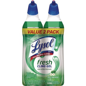 LYSOL Brand 24 oz. Cling and Fresh Toilet Bowl Cleaner - Forest Rain (2/Pack)