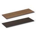  | Alera ALETT7224EW 71.5 in. W x 23.63 in. D Rectangular Reversible Laminate Table Top - Espresso/Walnut image number 0