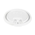 Cups and Lids | SOLO LB3161-00007 Fits 10 oz. to 24 oz. Cups Lift Back and Lock Tab Lids for Paper Cups - White (1000/Carton) image number 0