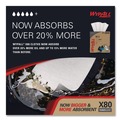 Office Jansan | WypAll 41048 8.34 in. x 16.8 in. POP-UP Box HYDROKNIT X80 Cloths - White (400/Carton) image number 1