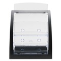 Office Jansan | Deflecto 693704 11.25 in. x 6.94 in. x 13.31 in. 3-Tier Literature Holder - Leaflet Size, Black image number 1