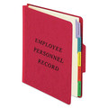  | Pendaflex SER-1-ER 2 in. Expansion 5 Dividers 2 Fasteners Letter Size Vertical-Style Personnel Folders - Red Exterior image number 0