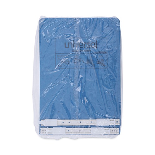 Office Jansan | Universal A7011722A 6 in. Capacity 9.5 in. x 11 in. 2 Post Pressboard Hanging Binder - Light Blue image number 0