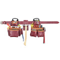  | CLC 21453 18 Pocket - Top of the Line Pro Framer’s Heavy Duty Leather Combo Tool Belt System - Large image number 1