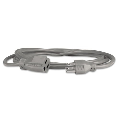 Extension Cords | Innovera IVR72209 13 Amps 9 ft. Heavy-Duty Indoor Extension Cord - Gray image number 0