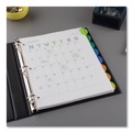 Office Jansan | Avery 11201 11 in. x 8.5 in. 8-Tab Insertable Style Edge Tab Plastic Dividers - Translucent (1-Set) image number 4