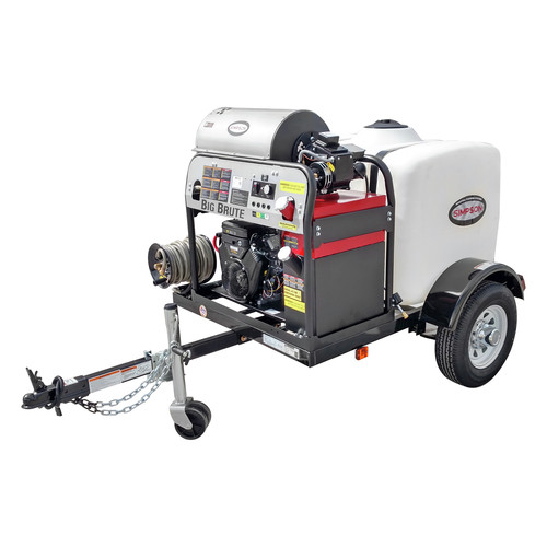 Simpson 95006 Trailer 4000 PSI 4.0 GPM Hot Water Mobile Washing System Powered by VANGUARD image number 0