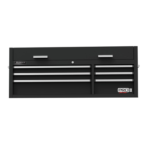 Tool Chests | Homak BK02054602 54 in. Pro 2 6-Drawer Top Chest (Black) image number 0
