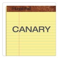 Office Jansan | TOPS 7572 The Legal Pad 8.5 in. x 14 in. Ruled Perforated Pads - Wide/Legal, Canary Yellow (1-Dozen) image number 6