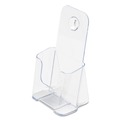 Desk Shelves | Deflecto 77501 4.25w x 3.25d x 7.75h Leaflet Size DocuHolder for Countertop/Wall-Mount - Clear image number 0