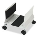  | Innovera IVR54000 10.25 in. x 10.63 in. x 9.75 in. Metal Mobile CPU Stand - Light Gray image number 1