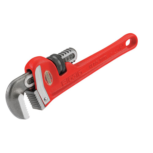  | Ridgid 8 Cast-Iron 1 in. Jaw Capacity 8 in. Long Straight Pipe Wrench image number 0