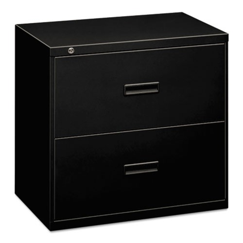 HON H482.L.P 400 Series 36 in. x 18 in. x 28 in. 2 File Drawers, Lateral File - Black image number 0