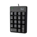 Office Electronics & Batteries | Adesso AKB601UB 18-Key Spill-Resistant Numeric Keypad - Black image number 2