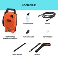 Black & Decker BEPW1700 1700 max PSI 1.2 GPM Corded Cold Water Pressure Washer image number 1