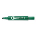Office Jansan | Avery 08885 Broad Chisel Tip Large Desk-Style MARKS A LOT Permanent Marker - Green (1-Dozen) image number 2
