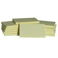 Universal UNV35692 3 in. x 5 in., Self-Stick Note Pads - Yellow (100-Sheet/Pad 18/Pack) image number 1