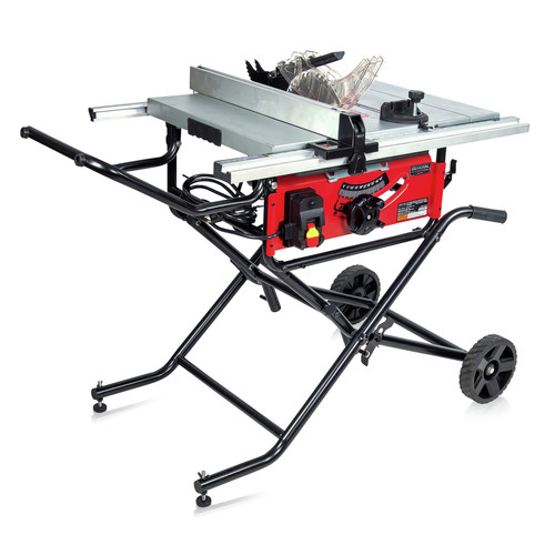Table Saws | General International TS4004 10 in. Commercial Benchtop & Portable Table Saw on Wheels image number 0