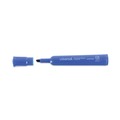 Office Jansan | Universal UNV07053 Broad Chisel Tip Permanent Marker - Blue (1 Dozen) image number 4