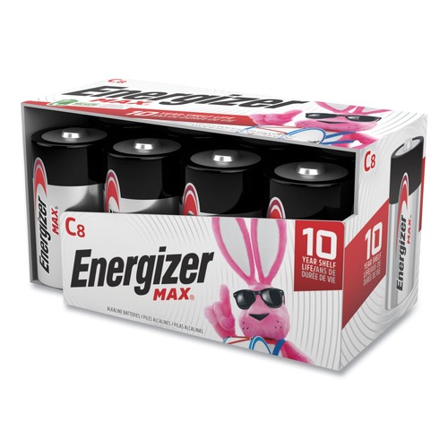National Tradesmen Day Sale | Energizer E93FP-8 1.5V MAX Alkaline C Batteries (8-Piece/Pack) image number 0