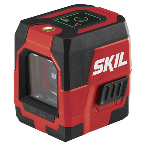 Rotary Lasers | Skil LL932401 65 ft. Self-levelling Green Cross Line Laser with Measuring Marks and Integrated Rechargeable Lithium-Ion Battery image number 0