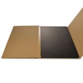 Office Jansan | Deflecto CM21242BLK Economat 45 in. x 53 in. All Day Use Chair Mat For Hard Floors - Black image number 3