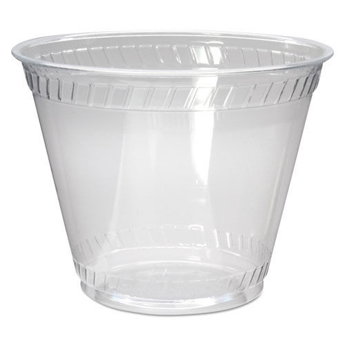 Cups and Lids | Fabri-Kal 9509100 9 oz Old Fashioned Greenware Cold Drink Cups - Clear (1000/Carton) image number 0