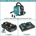 Dust Collectors | Makita XCV10PTX 18V X2 (36V) LXT Brushless Lithium-Ion 1/2 Gallon Cordless Backpack Dry Dust Extractor Kit with HEPA Filter, AWS Capable, and 2 Batteries (5 Ah) image number 1