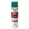 New Year New Savings! Save $25 off $150 | Rust-Oleum 1634838V Industrial Choice M1600 System 17 oz. Aerosol Can Solvent-Based Precision Line Marking Paint - Flat Green (12/Carton) image number 0
