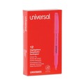 Office Jansan | Universal UNV08855 Fluorescent Ink Chisel Tip Pocket Highlighters - Pink (1 Dozen) image number 1