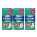 Cleaning & Janitorial Supplies | Always 97020 Size 2 Ultra Thin Super Absorbent Pads with Wings (3/Carton) image number 0