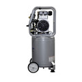 Portable Air Compressors | California Air Tools CAT-10020AC 2 HP 10 Gallon Ultra Quiet and Oil-Free Aluminum Tank Dolly Air Compressor image number 3