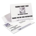 Office Jansan | Avery 05315 80 lbs. 4.25 in. x 5.5 in. Note Cards with Matching Envelopes for Laser Printers - Uncoated White (60 Cards, 2 Cards/Sheet, 30 Sheets/Box) image number 2