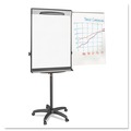 Easels | MasterVision EA48062119 Tripod Extension Bar 69 in. to 78 in. High Magnetic Dry-Erase Easel - Black/Silver image number 2