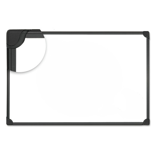 Mother’s Day Sale! Save 10% Off Select Items | Universal UNV43025 36 in. x 24 in. Design Series Magnetic Steel Dry Erase Board - White, Black Frame image number 0