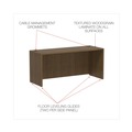  | Alera ALEVA256624WA Valencia Series 65 in. x 23.63 in. x 29.5 in. Credenza Shell - Modern Walnut image number 3