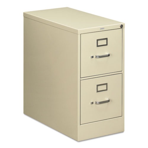 Office Filing Cabinets & Shelves | HON H212.P.L 15 in. x 28.5 in. x 29 in. 210 Series 2 Letter-Size Vertical File Drawers - Putty image number 0