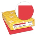 Office Jansan | Neenah Paper 26751 20 lbs. 8.5 in. x 11 in. Exact Brights Paper - Bright Red (500/Ream) image number 1