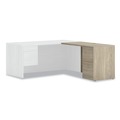 Office Furniture & Lighting | HON H105905R.LKI1LKI1 10500 Series Full-Height Right Pedestal 48 in. x 24 in. x 29.5 in. Return - Kingswood Walnut image number 1