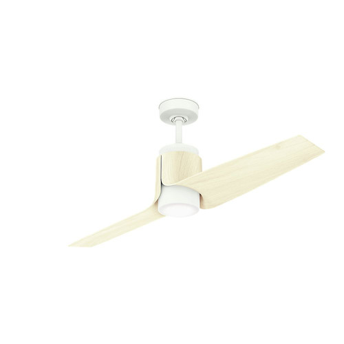 Ceiling Fans | Casablanca 59337 Wi-Fi Enabled HomeKit Compatible 54 in. Aya Porcelain White Ceiling Fan with Light and Integrated Control System-Wall Control image number 0