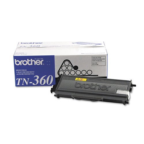  | Brother TN360 2600 Page High-Yield Toner - Black image number 0