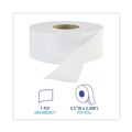 Cleaning & Janitorial Supplies | Boardwalk B6111 3-1/2 in. x 2000 ft. JRT Jr. 1-Ply Bath Tissue - Jumbo, White (12/Carton) image number 2