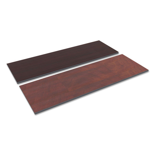  | Alera ALETT7224CM 71.5 in. x 23.63 in. Reversible Laminate Table Top - Medium Cherry/Mahogany image number 0