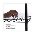 Office Jansan | Alera ALESW59SL3618 Plastic 36 in. x 18 in. Shelf Liners for Wire Shelving - Clear (4/Pack) image number 3