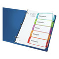 Customer Appreciation Sale - Save up to $60 off | Avery 11840 1 - 5 Tab Customizable TOC Ready Index Divider Set - Multicolor (1 Set) image number 1