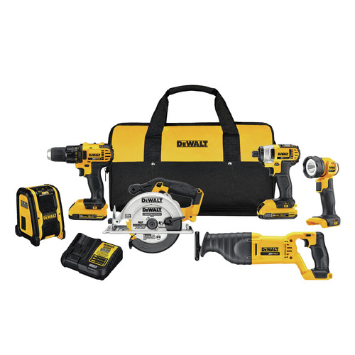 Combo Kits | Dewalt DCK620D2 6-Tool Combo Kit - 20V MAX Cordless with 2 Batteries (2 Ah) image number 0